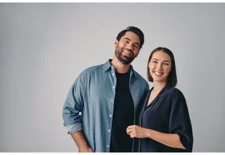 Florence-Agathe Dubé-Moreau et Laurent Duvernay-Tardif