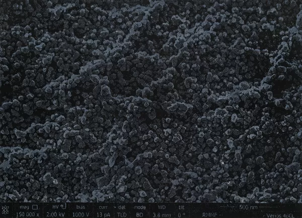Nanostructures sur un textile en coton – élément # 2