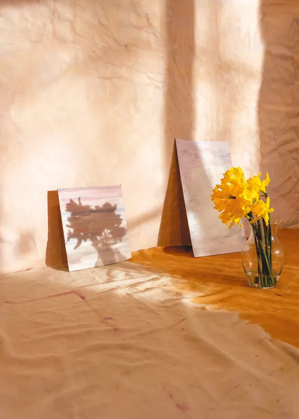Sara A.Tremblay, Jonquilles projetées I, 27 avril 2025