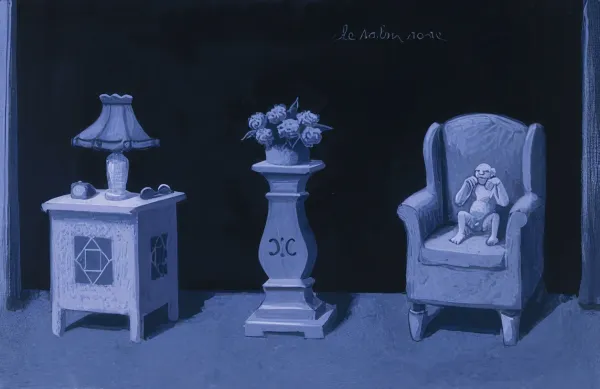 Edmund Alleyn, Le salon rose