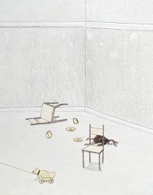 Allie Gattor, Cache-cache - Détail