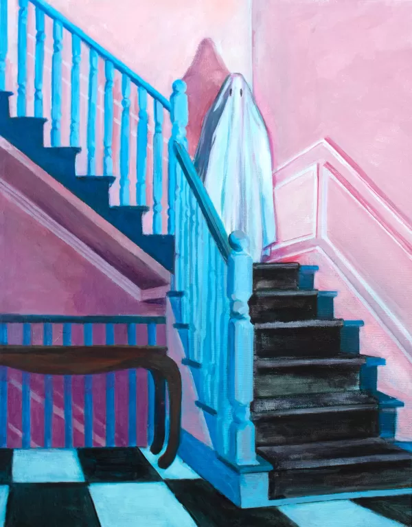 Ghost on Stairs