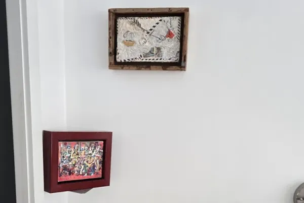 Living room of Danielle Lysaught and Paul Hamelin