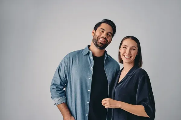 Florence-Agathe Dubé-Moreau and Laurent Duvernay-Tardif